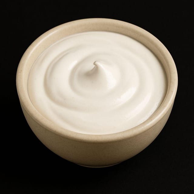 Marshmallow sauce.